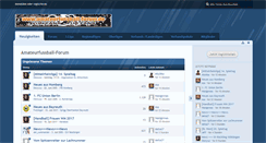 Desktop Screenshot of amateurfussball-forum.de